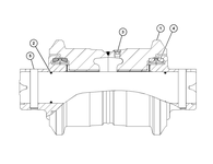 435-0380 435-0380: Roller Group-Track Single Flange Caterpillar