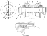 459-5714 459-5714: Roller Group - Single Flange Caterpillar